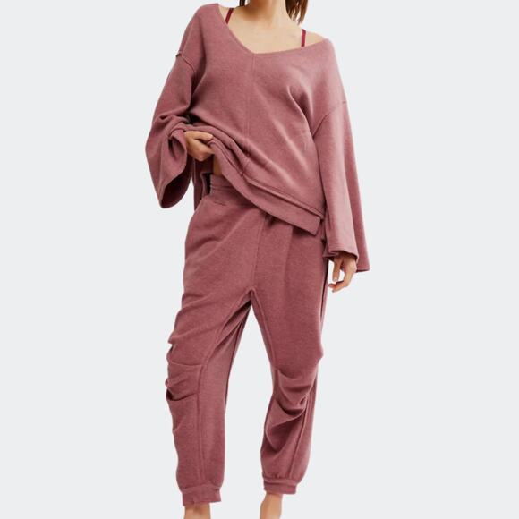 Free People Other - NWT Free People Day Off Joggers and Pullover SET